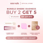 Load image into Gallery viewer, OMBRE MADNESS BUNDLE: BUY 2 GET 5 (2 Ombre Nails + 1 Refeel Manicure Jelly Bond + 2 Nail Tips Pouch)
