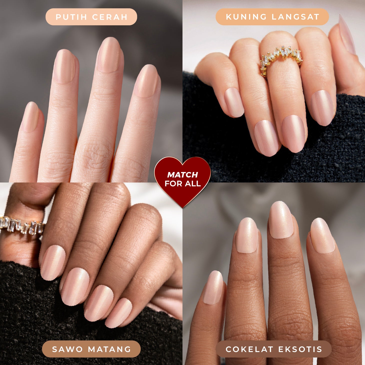 Charming In Nude Glazed