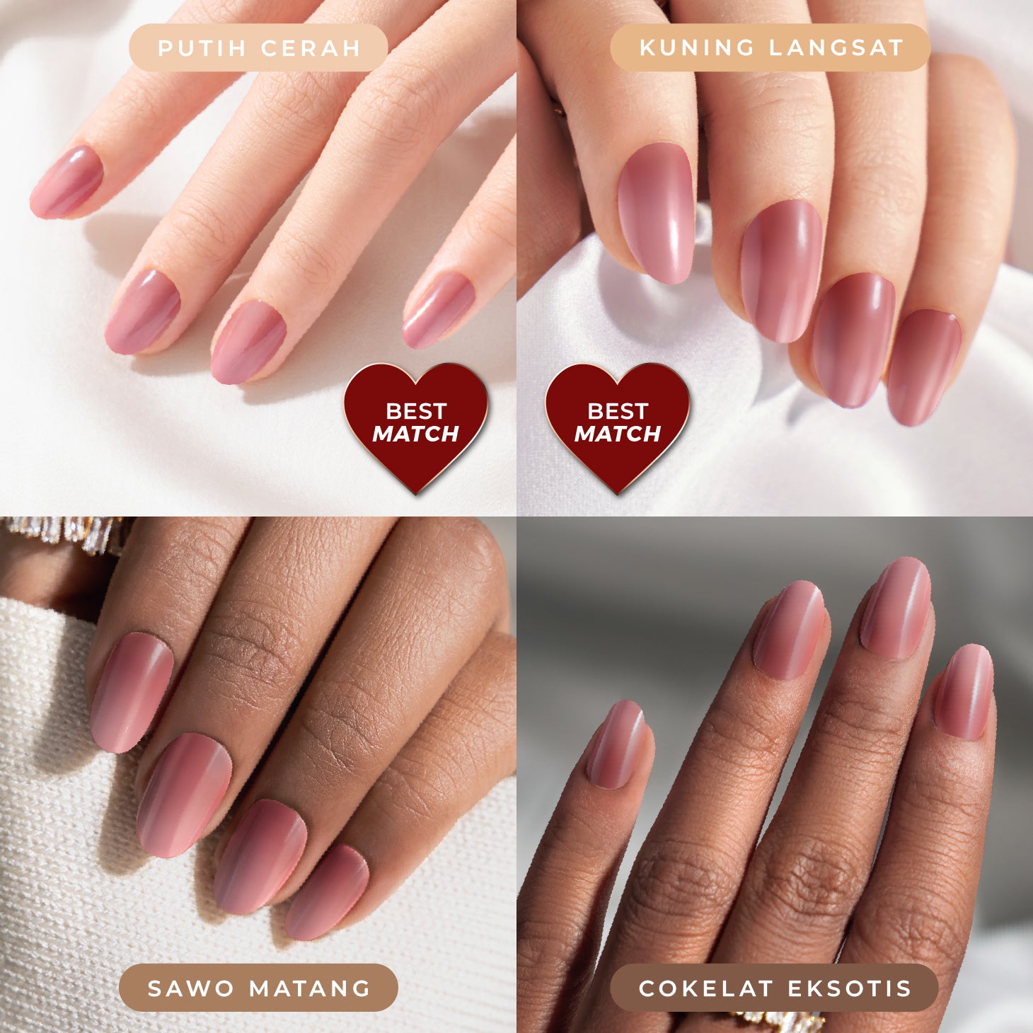 Peaceful in Dusty Rose