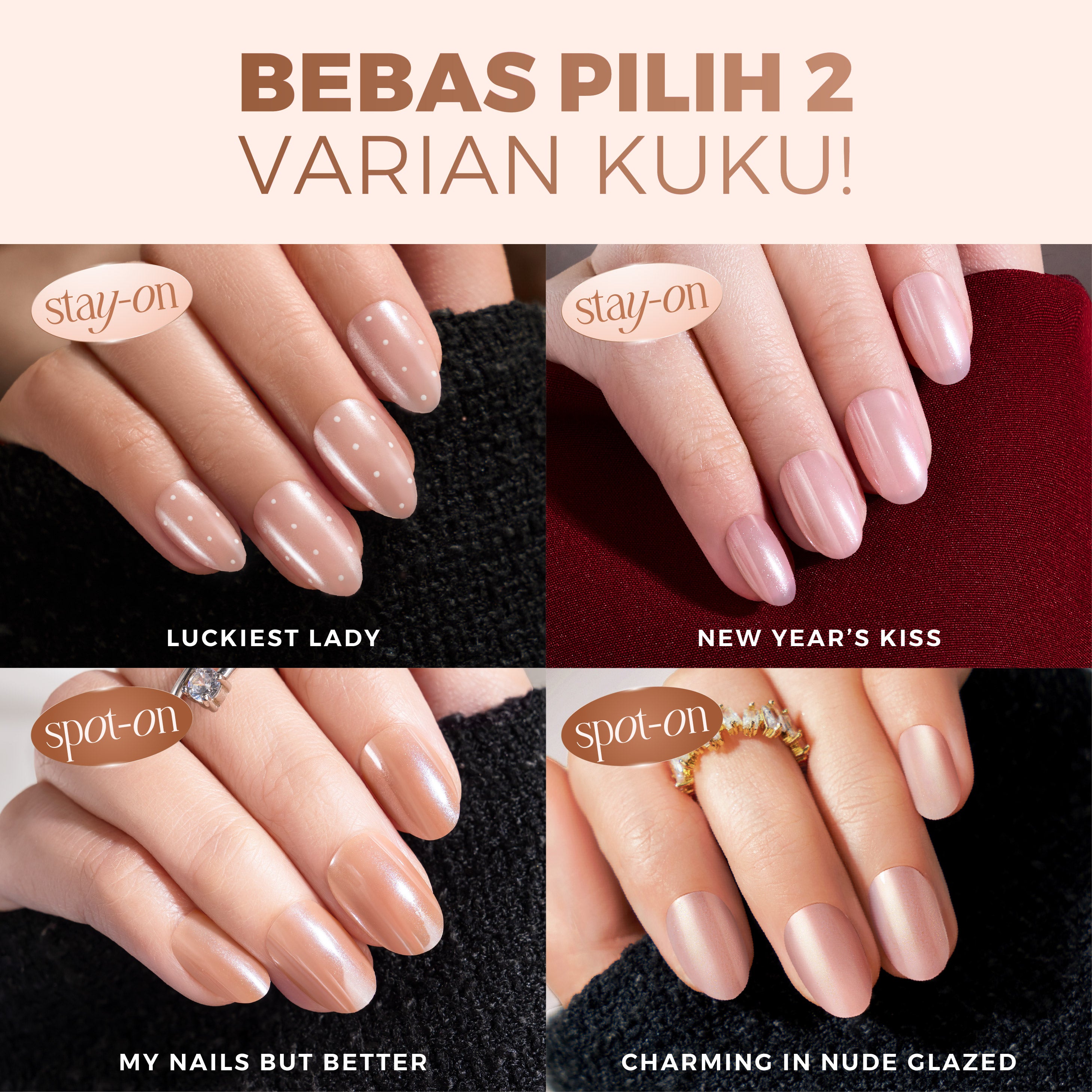 [BUY 1 GET 1] - Eze Nails Glazed Nails Series