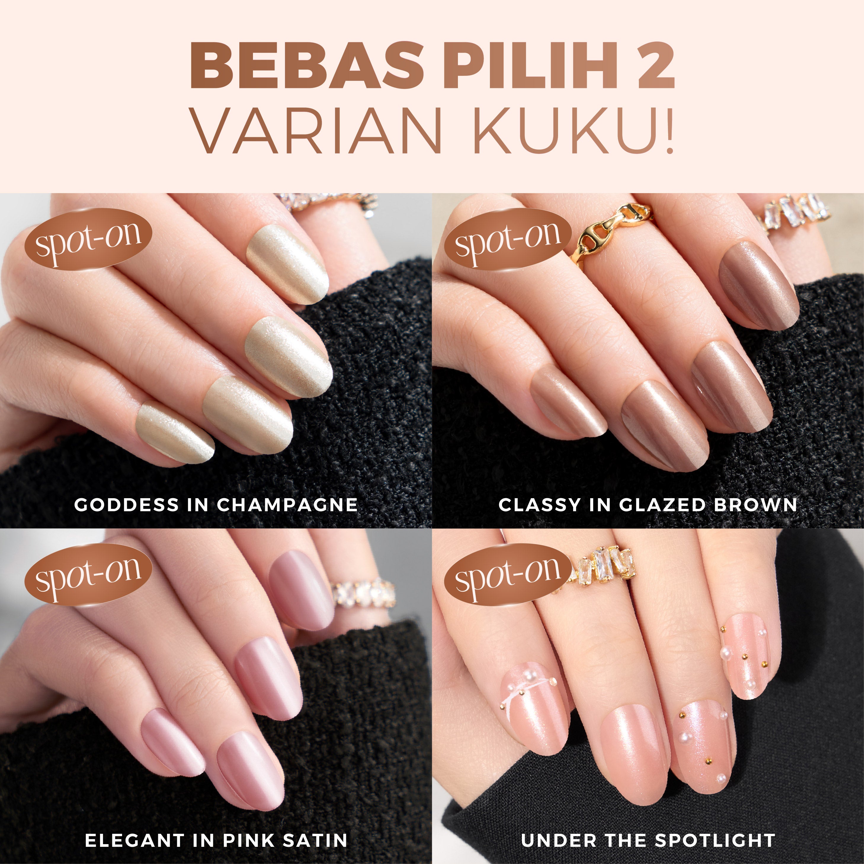 [BUY 1 GET 1] - Eze Nails Glazed Nails Series