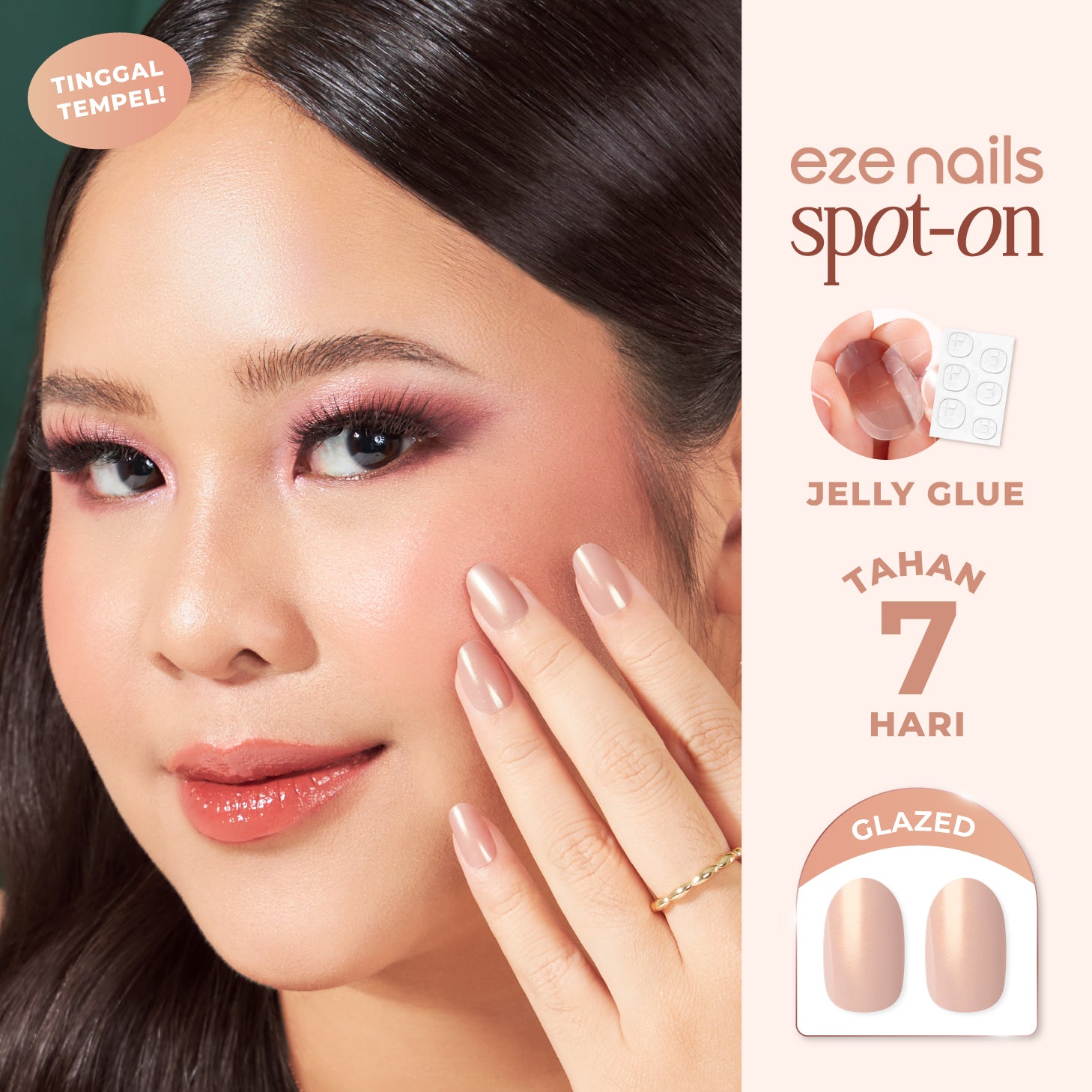 Charming In Nude Glazed