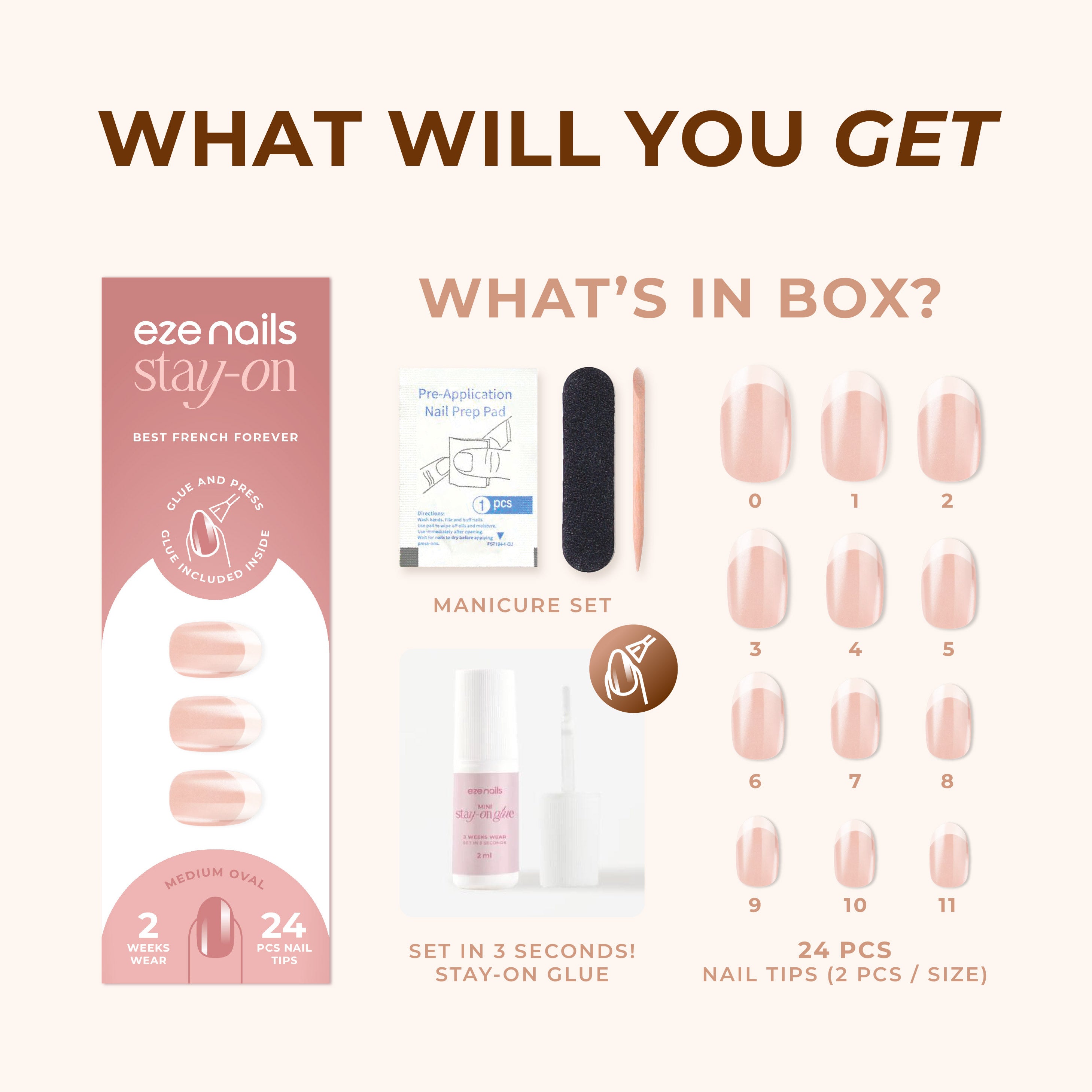 Stay On Nails - Best French Forever (BFF)