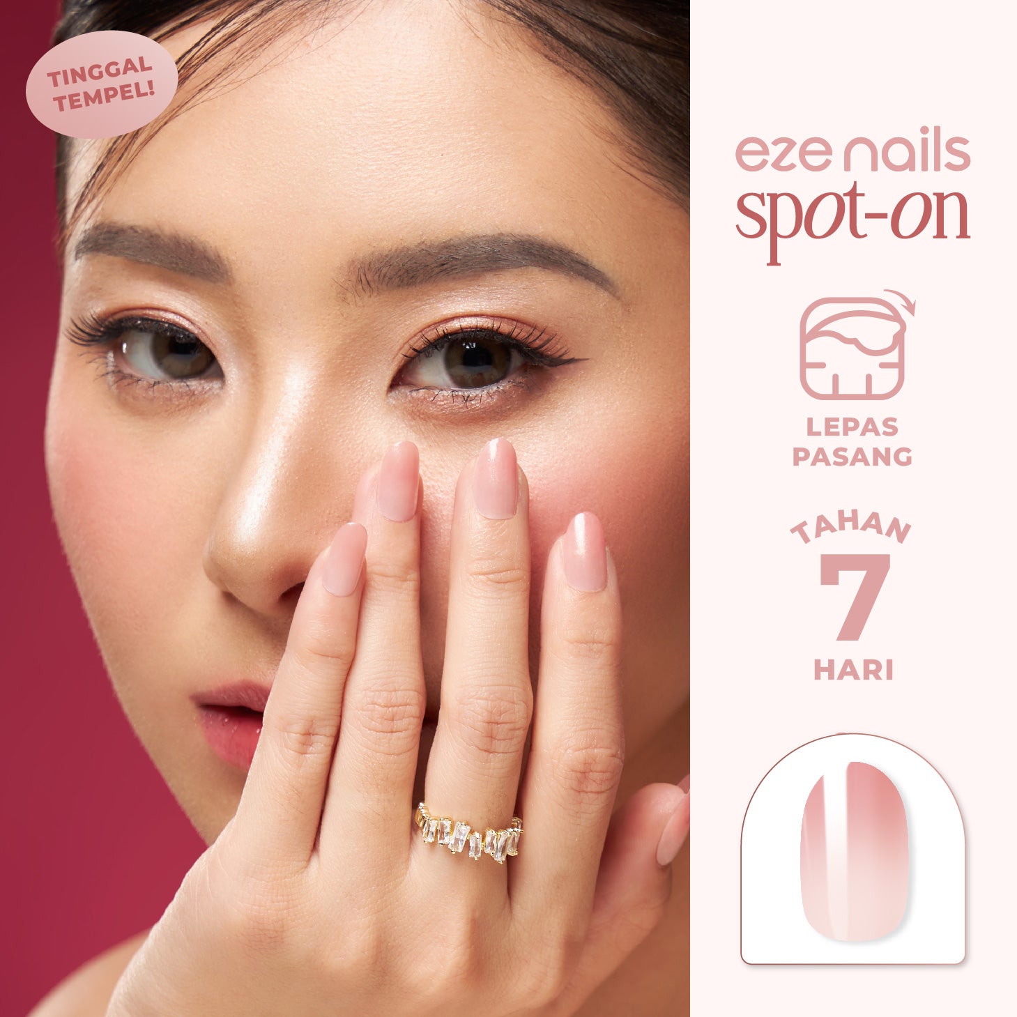 Blissful In Pink Ombre