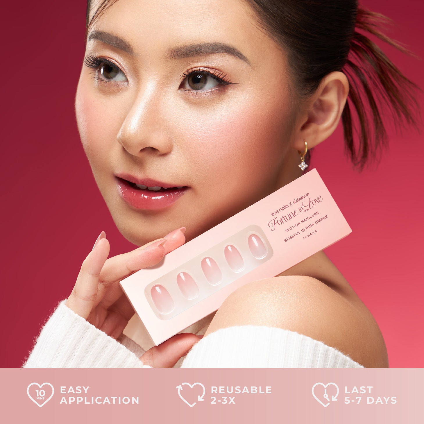 Blissful In Pink Ombre