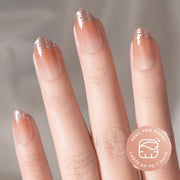 Charismatic in Nude Glitter