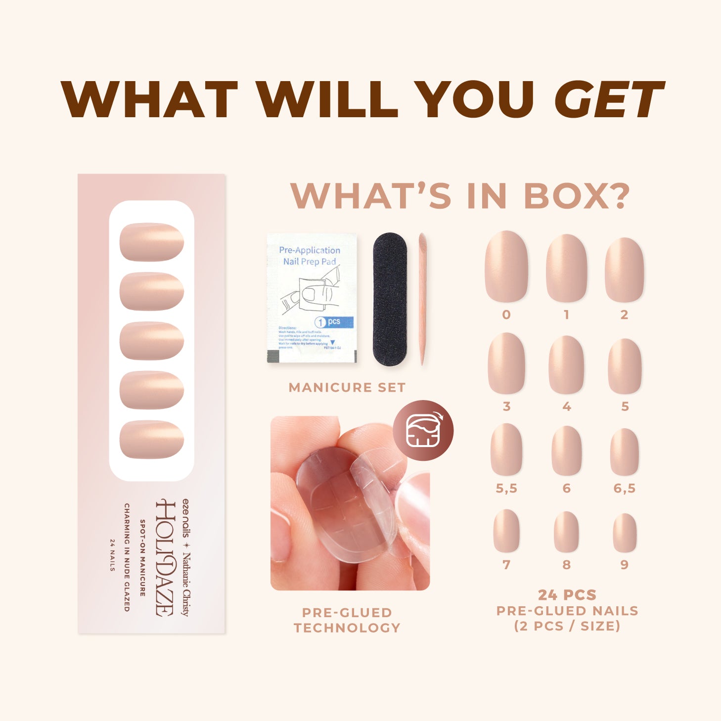 Charming In Nude Glazed