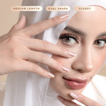 Load image into Gallery viewer, (NEW) Eze Nails x Emy Aghnia - Bare with Me Spot On Manicure (Kuku Palsu Tempel)
