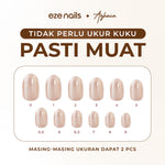 Load image into Gallery viewer, (NEW) Eze Nails x Emy Aghnia - Golden Hearted Spot On Manicure (Kuku Palsu Tempel)
