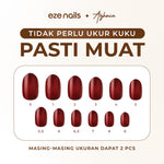 Load image into Gallery viewer, (NEW) Eze Nails x Emy Aghnia - My Red or Die Spot On Manicure (Kuku Palsu Tempel)
