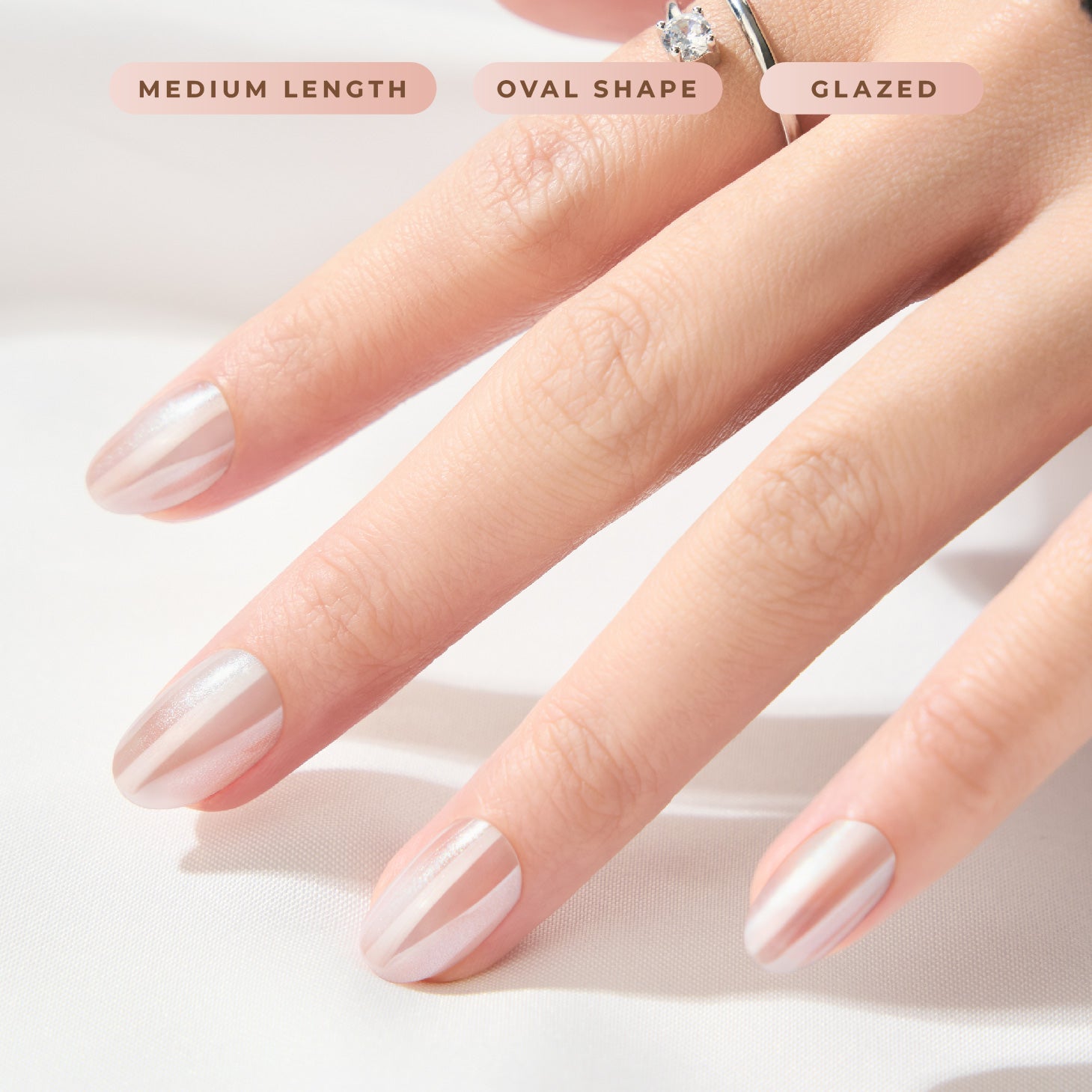 (NEW) Eze Nails x Stefany Talita - Partner in Cream Spot On Manicure (Kuku Palsu Tempel)
