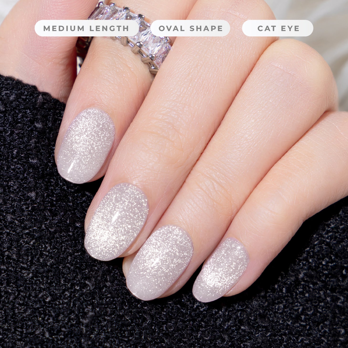 (NEW) Eze Nails x Shannon Dorothea - Ice Queen Spot On Manicure (Kuku Palsu Tempel)