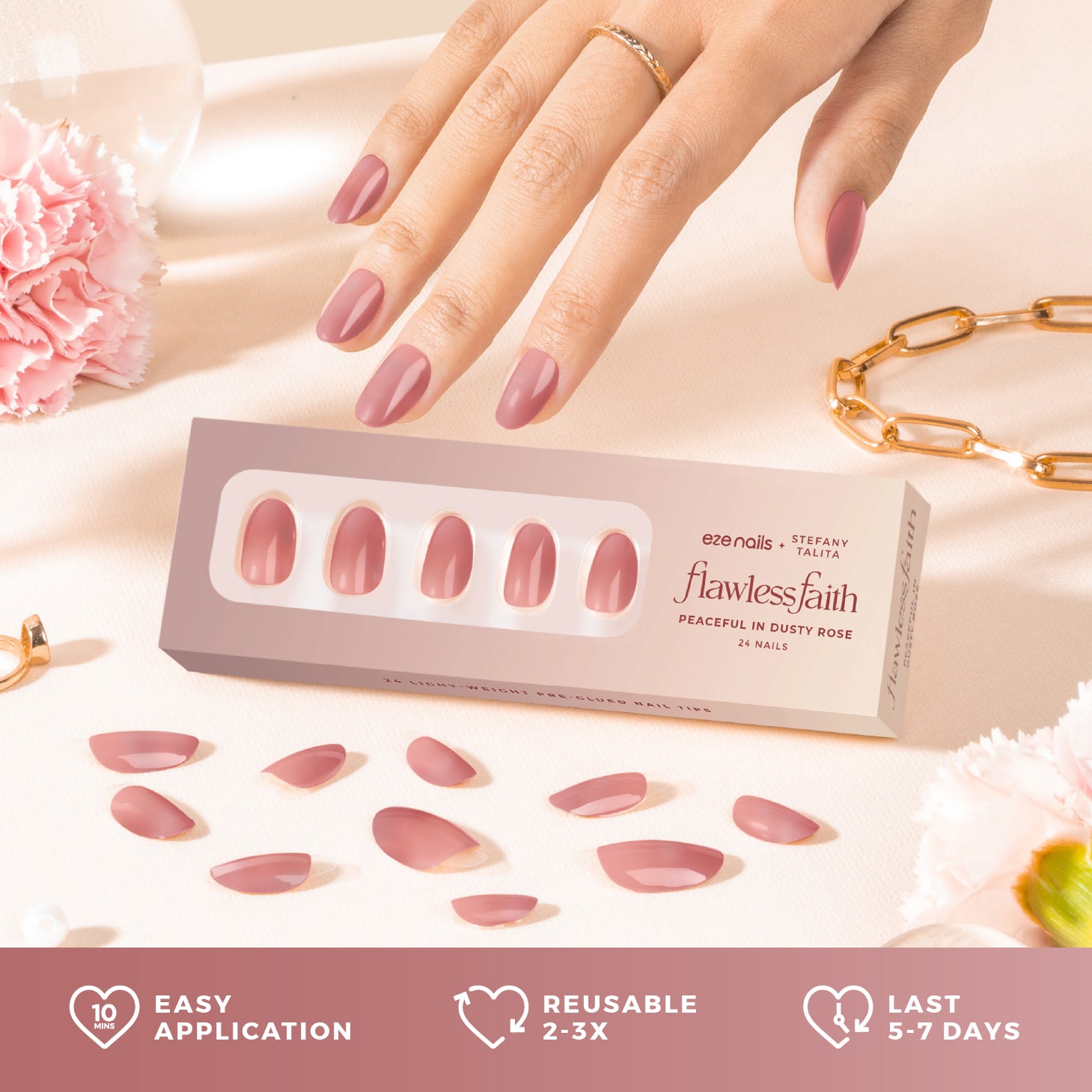 Peaceful in Dusty Rose