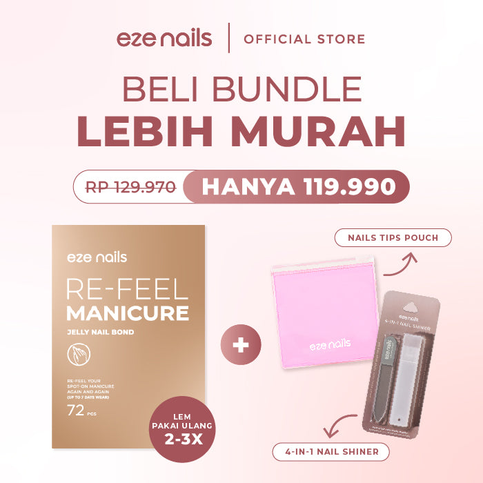 Re-feel Manicure Jelly Bond (Lem Kuku Tangan Pemakaian Ulang)