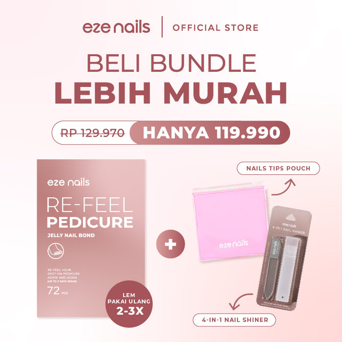 Re-feel Pedicure Jelly Bond (Lem Kuku Kaki Pemakaian Ulang)