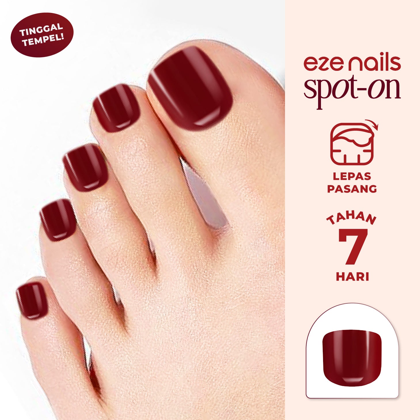 Red Carpet Ready (Toe Nails)