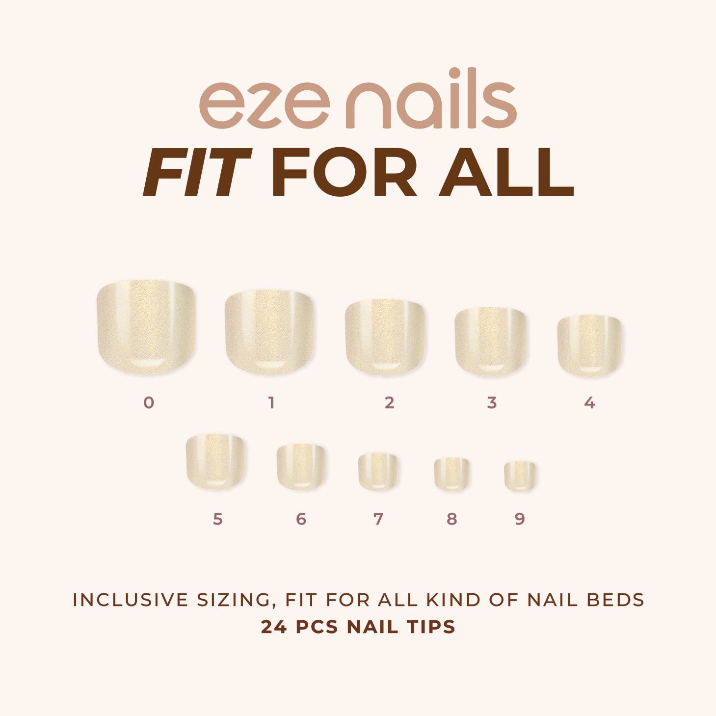 Goddess In Champagne (Toe Nails)