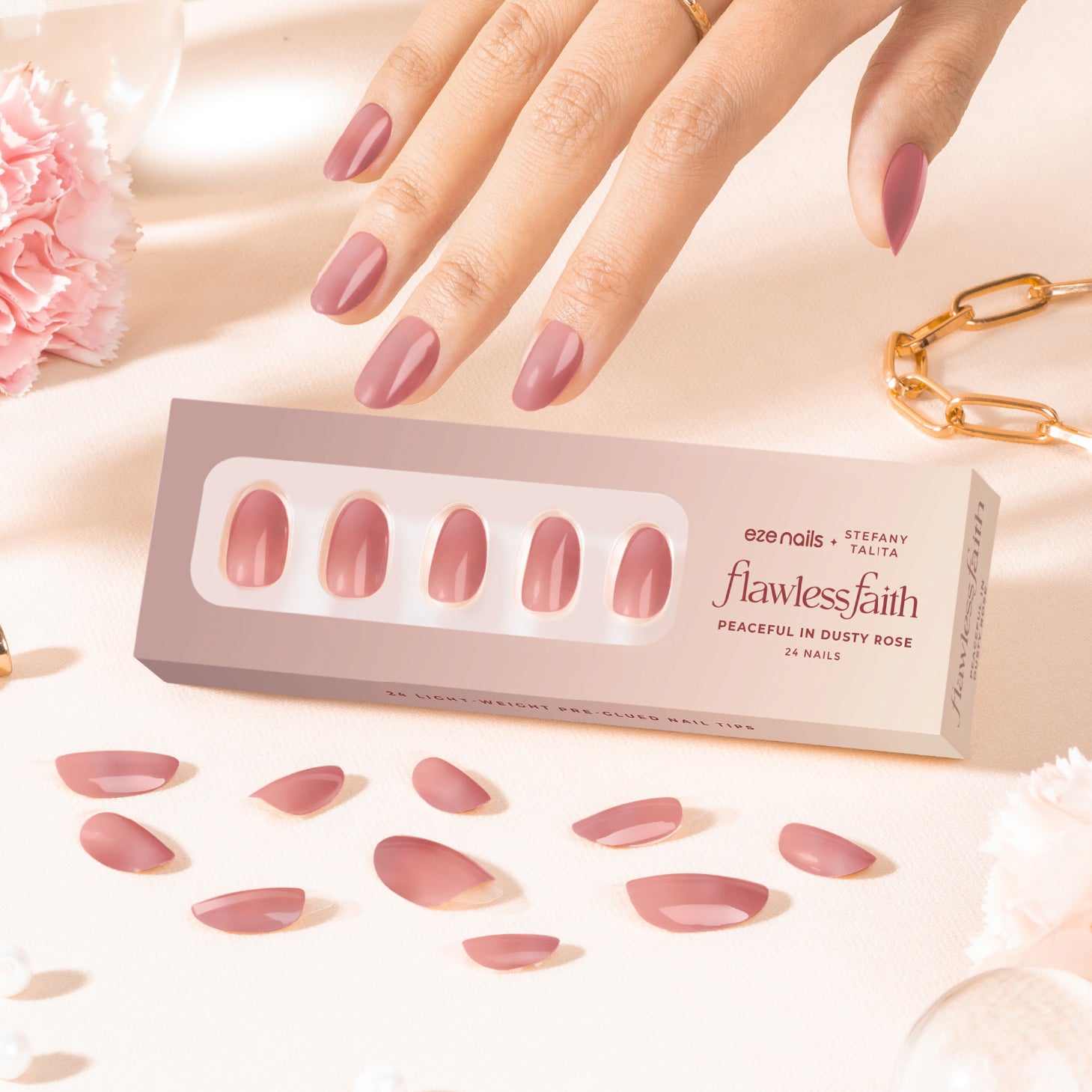 Peaceful in Dusty Rose
