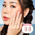 Load image into Gallery viewer, Eze Nails X Shannon Dorothea - Sun Kissed in Sparkle Pearl Spot On Manicure (Kuku Palsu Tempel)
