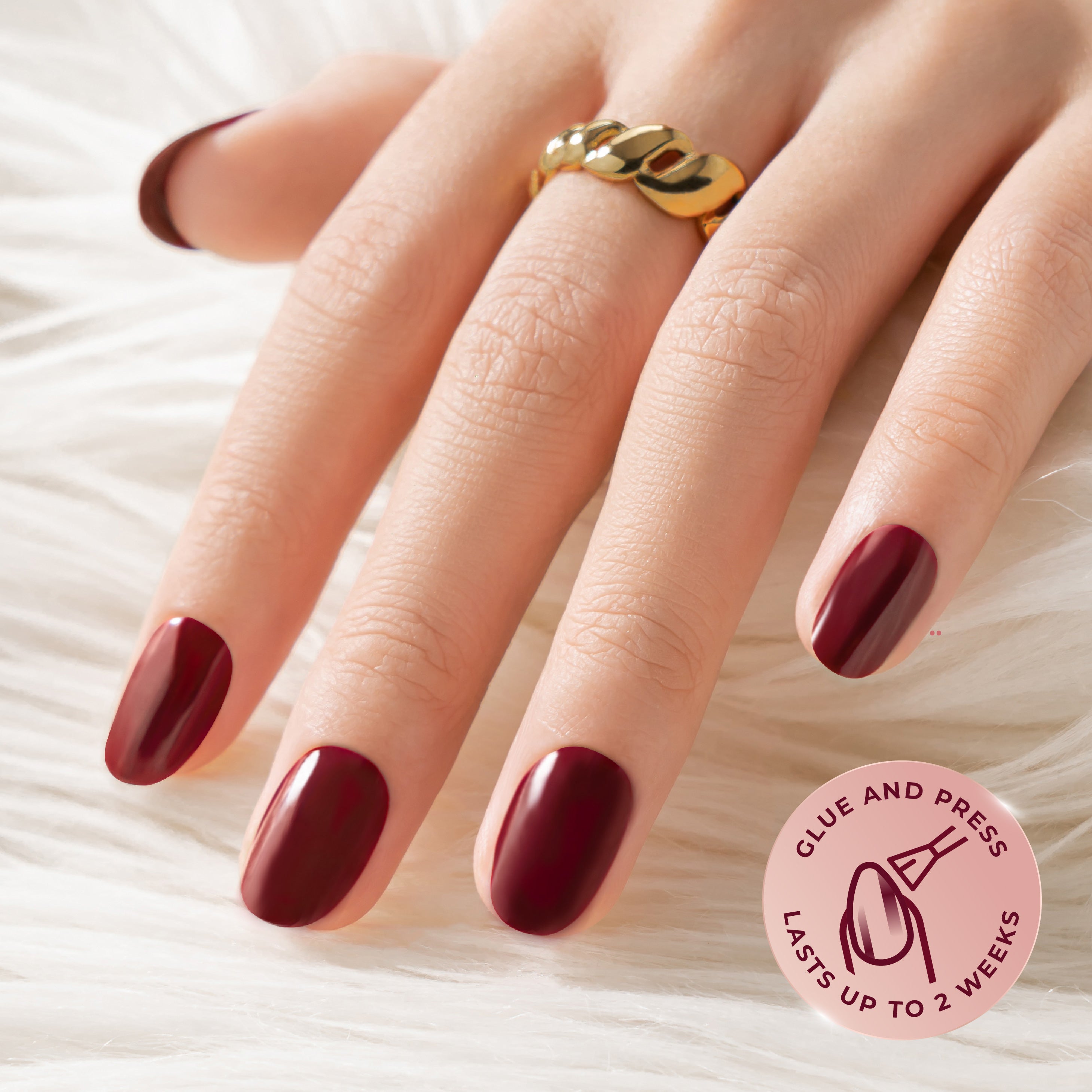 Stay On Nails - Noble In Deep Wine