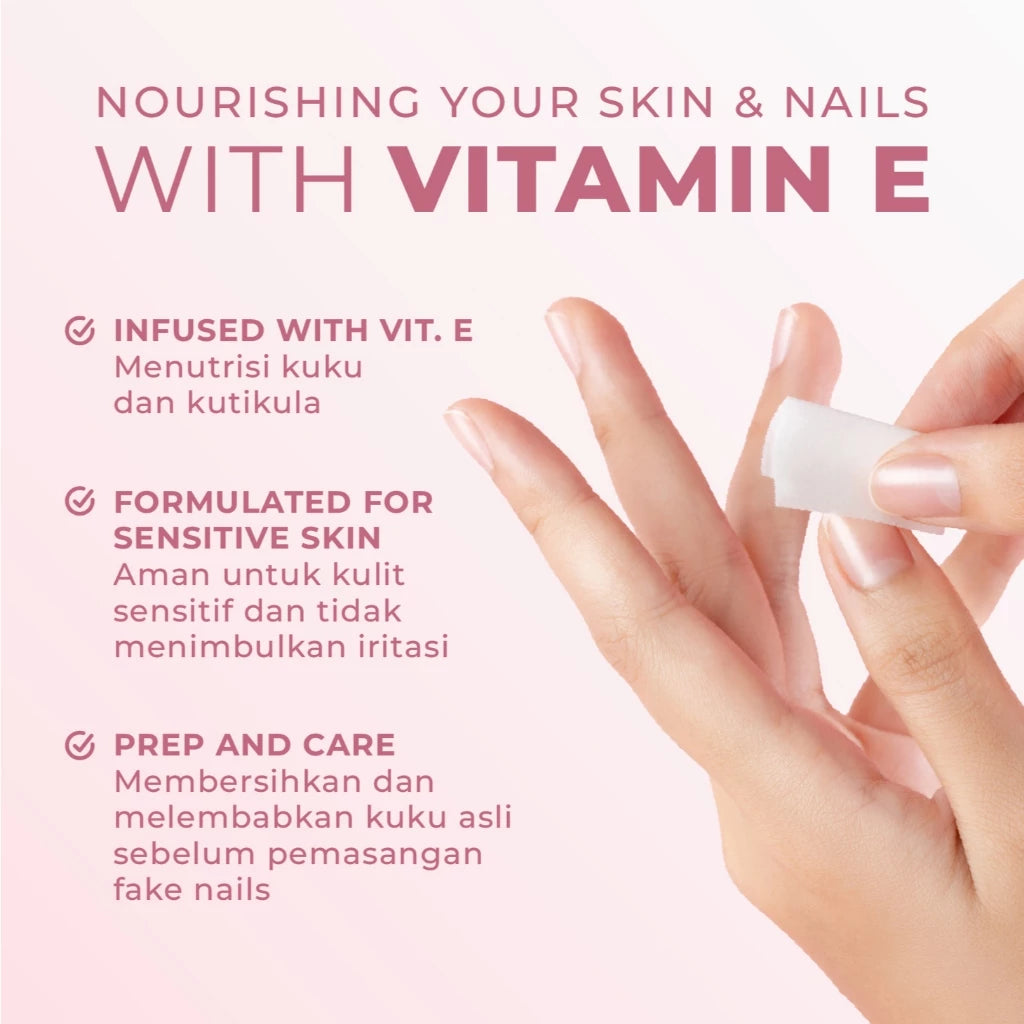 Nail Wipes Prep Pad With Vit.E