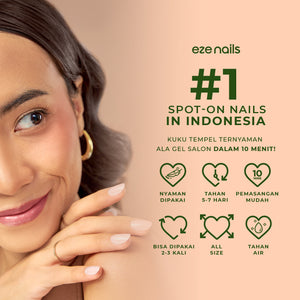 BUKBER NAILS BUNDLE BUY 4 GET 5 NAILS (4 Spot-On Nails + FREE 1 Nails) - Eze Nails