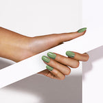 Load image into Gallery viewer, Walanda In Sage Green - Eze Nails Spot On Manicure (Kuku Palsu Tempel)
